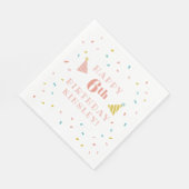 Sprinkles Kindergeburtstag Party Serviette (Ecke)
