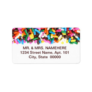 Sprinkles Labels Adressaufkleber