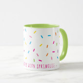 SPRINKLES moderne niedliche gemusterte hübsche Far Tasse (VorderseiteRechts)