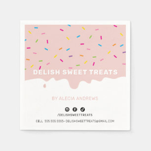 SPRINKLES moderne niedliche Zuckerguss Sprinklen r Serviette