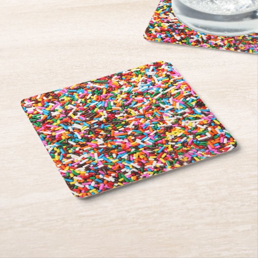 Sprinkles Paper-Untersetzer Rechteckiger Pappuntersetzer (angewinkelt)