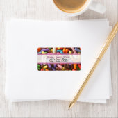 Sprinkles Rainbow Address Labels Adressaufkleber (Insitu)