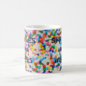 Sprinkles sind für die lustigen Sieger besprühen Kaffeetasse (Mittel)