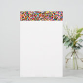 Sprinkles Stationery Briefpapier (Stehend Vorderseite)