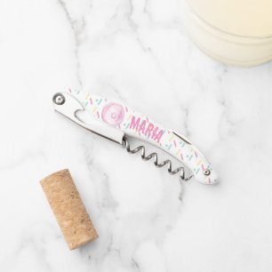 Sprinkles Wasserfarbe Donut Bunter Individuelle Na Kellnermesser
