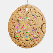 Sprinkles Zucker Cookie Realistische Ernährung Wei Keramik Ornament (Links)