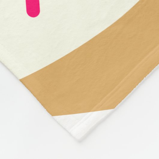 Sprinkly Donut Fleecedecke (Ecke)