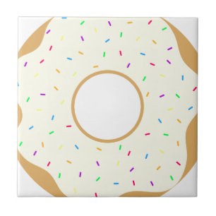 Sprinkly Donut Fliese