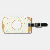 Sprinkly Donut Gepäckanhänger (Vorderseite horizontal)