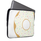 Sprinkly Donut Laptopschutzhülle (Vorne Rechts)