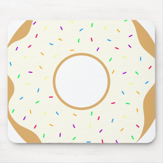 Sprinkly Donut Mousepad (Vorne)