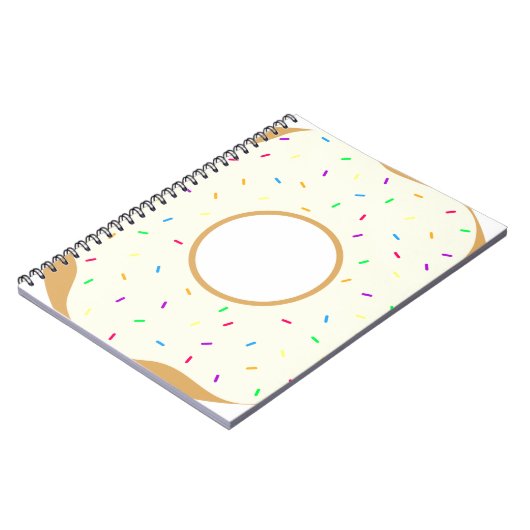 Sprinkly Donut Notizblock (Linke Seite)