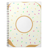 Sprinkly Donut Notizblock (Vorderseite)
