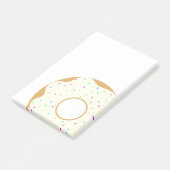Sprinkly Donut Post-it Klebezettel (angewinkelt)