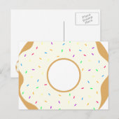 Sprinkly Donut Postkarte (Vorne/Hinten)