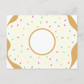 Sprinkly Donut Postkarte (Vorderseite)