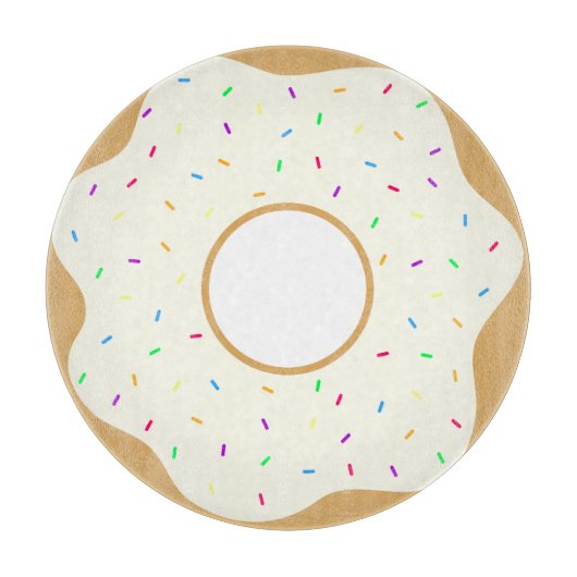 Sprinkly Donut Schneidebrett (Vorderseite)