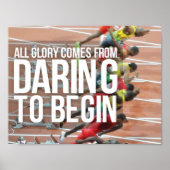 Sprint Athletics Motivierend Poster (Vorne)