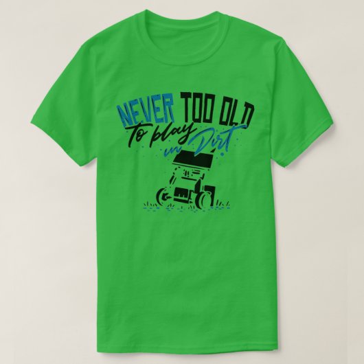 SPRINT AUTO DIRT TRACK RACING Play in Dirt Classic T-Shirt (Design vorne)