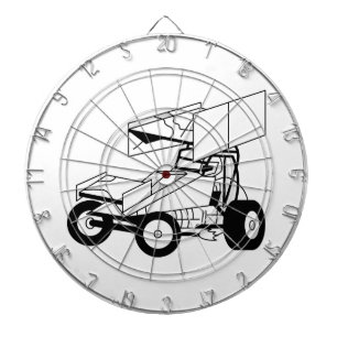 Sprint-Auto-Kontur Dartscheibe