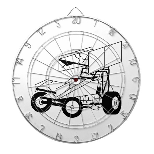 Sprint-Auto-Kontur Dartscheibe (vorne)