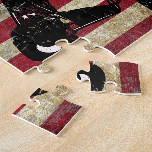 Sprint Car American Flag Puzzle (Seite)