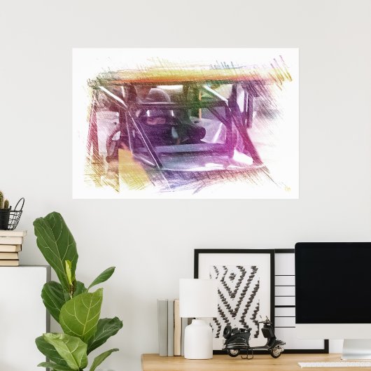 Sprint Car Posters Poster (Heimbüro)