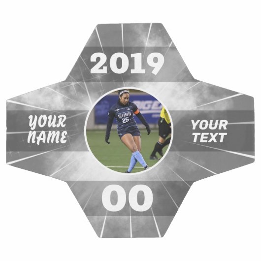 Sprint Custom Soccer Ball Black (Flach)