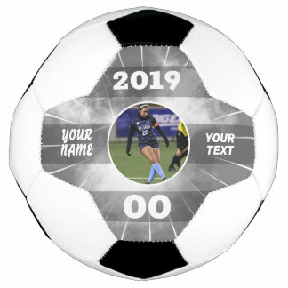 Sprint Custom Soccer Ball Black