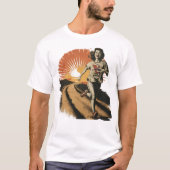 Sprint durch stürmische Wege T-Shirt (Vorderseite)