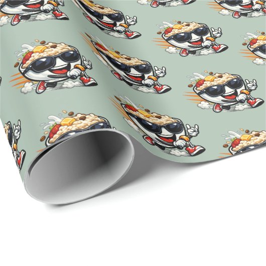 Sprint-Haferbrei Geschenkpapier (Rolleneckpunkt)