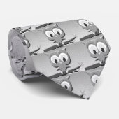 Sprint in Schwarz und Weiß Krawatte (Gerollt)