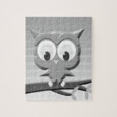 Sprint in Schwarz und Weiß Puzzle (Vertikal)