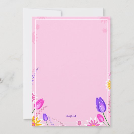 Sprint ist hier einladung (Rückseite)