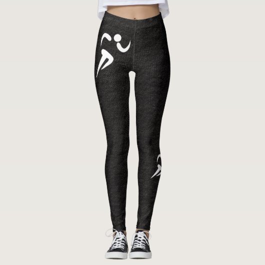 Sprint-Power, der Leggings läuft (Vorderseite)