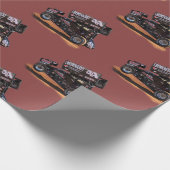 Sprint Race Car Wrapping Paper Geschenkpapier (Ecke)