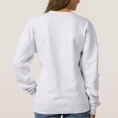 Sprintcar 01 Schwarz auf Esche Sweatshirt (Rückseite)