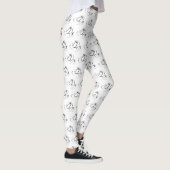 Sprintcar 01 Schwarz Leggings (Rechts)
