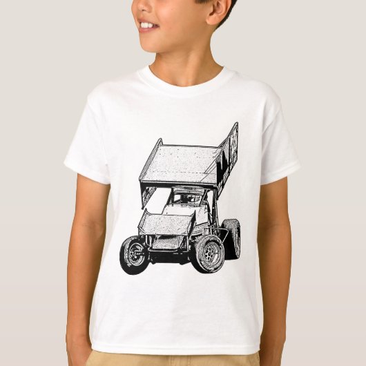 Sprinten Sie Auto 1 T-Shirt (Vorderseite)