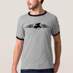 Sprinten Sie Auto-Flammen T-Shirt