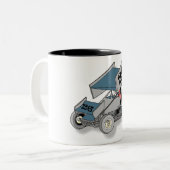 Sprinten Sie Auto Zweifarbige Tasse (Vorderseite Links)