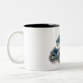 Sprinten Sie Auto Zweifarbige Tasse (Links)