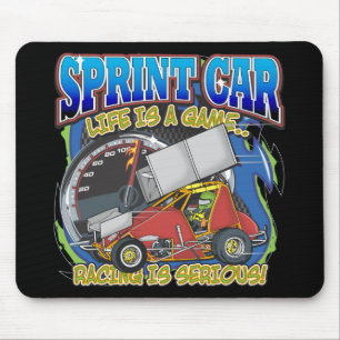 Sprinten Sie das Auto-Leben Mousepad
