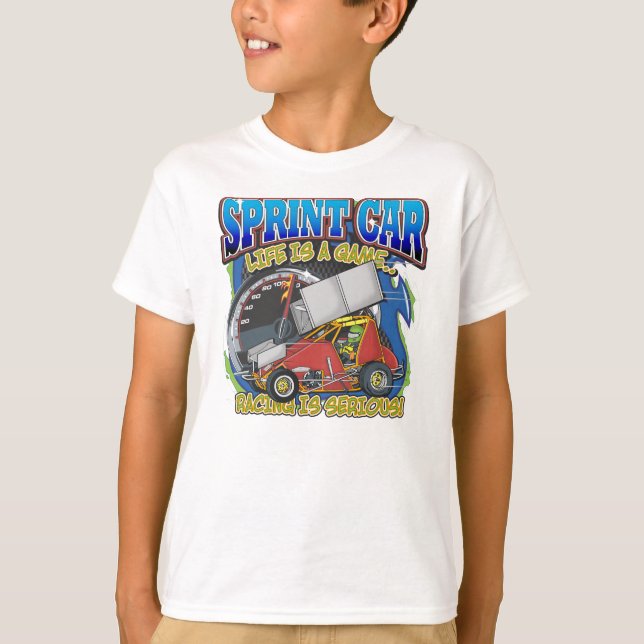 Sprinten Sie das Auto-Leben T-Shirt (Vorderseite)