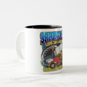 Sprinten Sie das Auto-Leben Zweifarbige Tasse (Vorderseite Links)