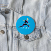 Sprinten Sie Läufer-Knopf Button (Beispiel)