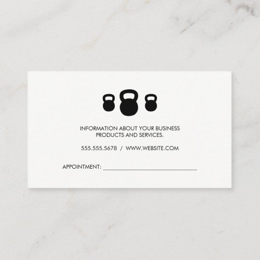 Sprinter | ausführen terminkarte (Rückseite)