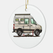 Sprinter Camper Van RV Happy Camper Keramik Ornament (Links)