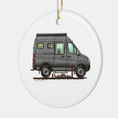 Sprinter Camper Van RV Happy Camper Keramik Ornament (Links)