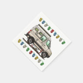 Sprinter Camper Van RV Happy Camper Serviette (Ecke)